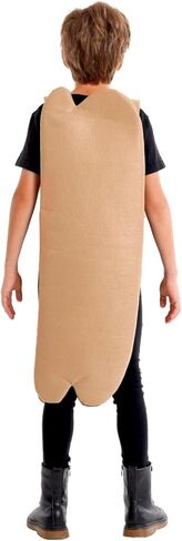 Seasons Hot Dog Costume for Kids, Funny Food Child Halloween Costume, One Size(4-9T) in Saudi Arabia