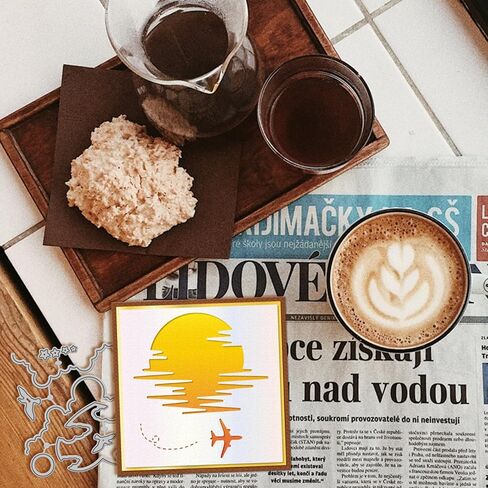 GLOBLELAND Clouds Frames Cutting Dies for Card Making Bird Sunset Borders Die Cuts Stars Moons Hot Air Balloon Metal Die Cut Dies for DIY Scrapbooking Embossing Photo Album Craft Decor in Saudi Arabia