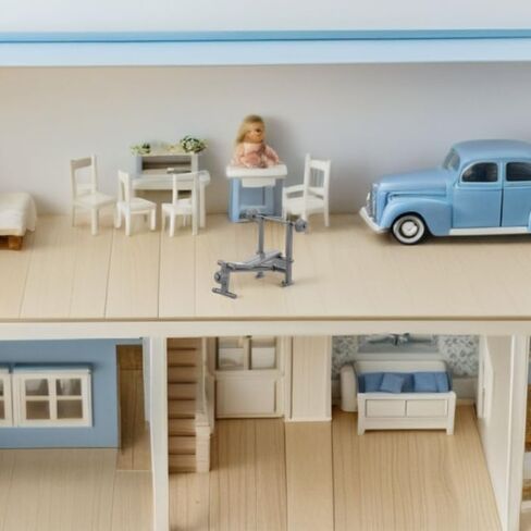 DECHOUS 2pcs Miniature Gym Equipment Realistic Dollhouse Fitness Accessories for Creative Play and Landscape Design Tiny Barbell Weight Bench for Miniature Scenes in Saudi Arabia
