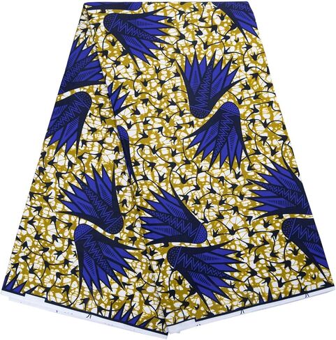 النسيج الأفريقي 6 ياردة نسيج أنقرة القبلية طباعة Kente القماش لفستان حفلة Dashiki in Kuwait