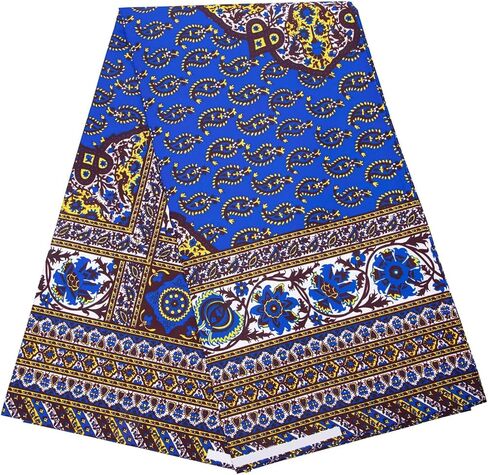 النسيج الأفريقي 6 ياردة نسيج أنقرة القبلية طباعة Kente القماش لفستان حفلة Dashiki in Kuwait