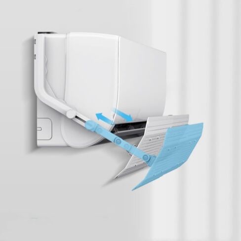 عاكس تدفق هواء تيار متردد قابل للتعديل، عاكس مكيف الهواء، عاكس فتحة تهوية صغيرة، درع مضاد للنفخ المباشر لمكيفات الهواء المثبتة على الحائط in Kuwait