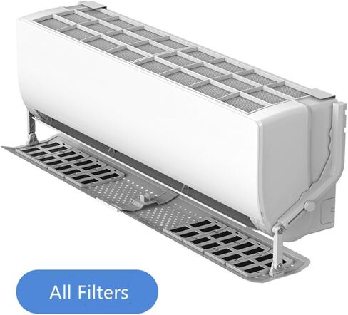 عاكس تدفق هواء تيار متردد قابل للتعديل، عاكس مكيف الهواء، عاكس فتحة تهوية صغيرة، درع مضاد للنفخ المباشر لمكيفات الهواء المثبتة على الحائط in Kuwait