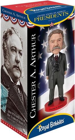 Royal Bobbles Chester A. Arthur 21st President of The United States - Collectible Bobblehead Statue in Saudi Arabia