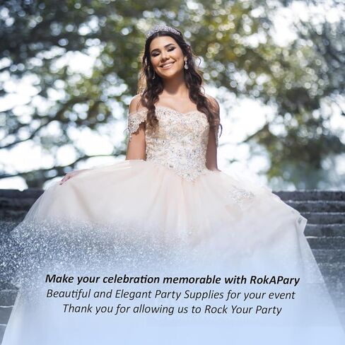 Mis Quince 15 Quinceanera Glitter Cake Topper, Fifteen Birthday Party Decorations Ideas, Premium Quality Decoration, Sturdy Doubled Sided Glitter, Acrylic Stick. Made in USA (Silver) in Saudi Arabia