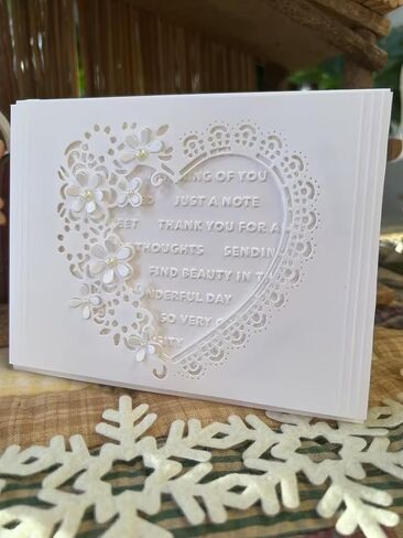 Lace Heart Metal Die Cuts,Flower Lace Hearts Frame Festival Cutting Dies Cut Stencils for DIY Photo Decorative Embossing Paper Dies for Scrapbooking Card Making in Saudi Arabia