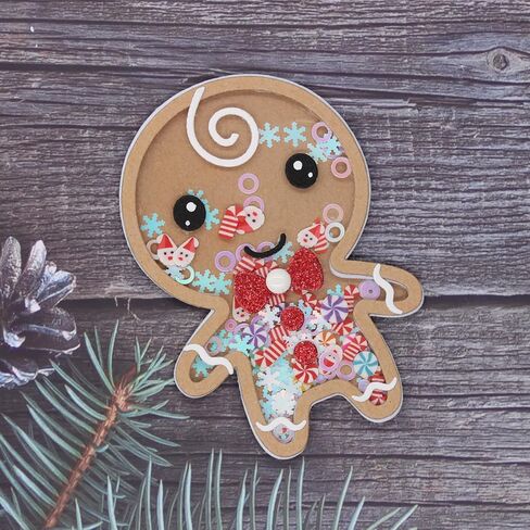 Cute Gingerbread Man Shaker Metal Die Cuts,Christmas Snowman Snowflake Cutting Dies Cut Stencils DIY Scrapbooking Photo Decorative Embossing Paper Dies for Scrapbooking Card Making in Saudi Arabia