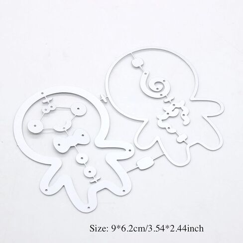 Cute Gingerbread Man Shaker Metal Die Cuts,Christmas Snowman Snowflake Cutting Dies Cut Stencils DIY Scrapbooking Photo Decorative Embossing Paper Dies for Scrapbooking Card Making in Saudi Arabia