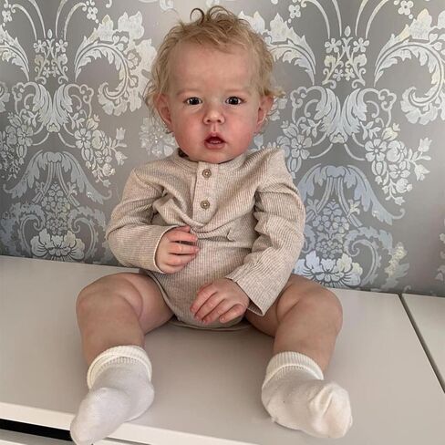 Pinky Reborn Silicone Reborn Toddler Dolls 28 inch 70 cm Girl Real Looking Dolls with Filling PP Cotton Bebes Soft Touch Cuddly Baby Collectible Art Doll with Pacifier for Age 3+ in Saudi Arabia