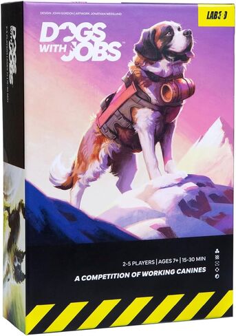 Dogs With Jobs – Drafting Card Game for 2–5 Players – Recruit Working Dogs, Tackle Jobs & Outscore Rivals – 15–30 Minutes for Gamers and Families – Ages 7+ - Lab 380 in Saudi Arabia
