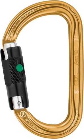 Petzl AM'D H-Frame Twist Locking Black Carabiner in Kuwait