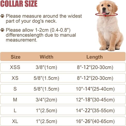 Reflective Dog Collar with Buckle Adjustable Safety Nylon Collars for Small Medium Large Dogs, Black M in Saudi Arabia