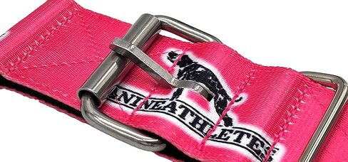 الكلاب الرياضيين 2 بوصة واسعة الوردي الساخن التكتيكية طوق الكلب طوق الكلب القوي سميكة الثقيلة الفولاذ المقاوم للصدأ طوق الكلب K9 التدريب التحريض (كبير جدا) in Kuwait