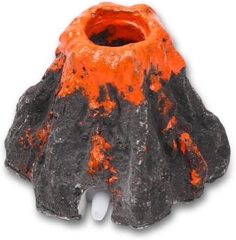 Air Bubble Stone Aquarium Ornament Fish Tank Resin Volcano Shape Aquarium Decorations in Saudi Arabia
