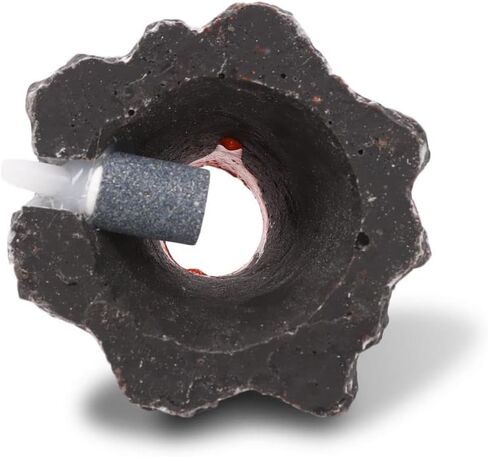 Air Bubble Stone Aquarium Ornament Fish Tank Resin Volcano Shape Aquarium Decorations in Saudi Arabia