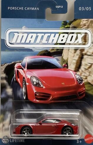 Matchbox Porsche Cayman [Red] 03/05, GGF12, 1:64 Scale Diecast Vehicle in Saudi Arabia