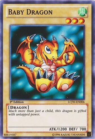 YU-GI-OH! - Baby Dragon (LCJW-EN006) - Legendary Collection 4: Joey's World - 1st Edition - Super Rare in Saudi Arabia