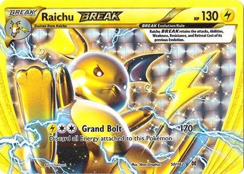 Pokemon - Raichu-Break (50/162) - XY Breakthrough in Saudi Arabia