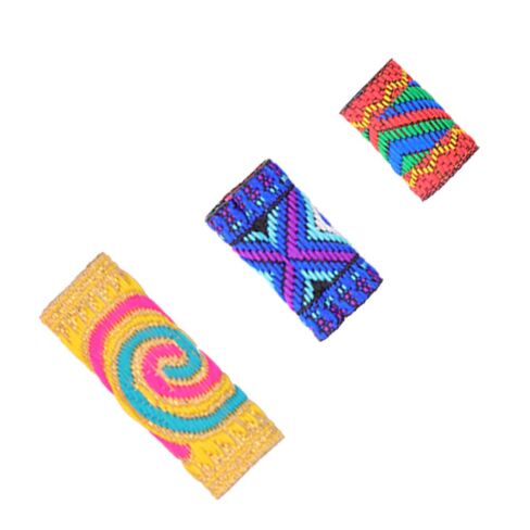 Fabric Dreadlock Bead Tubes Dreadlock Beads Hair Accessories Braid For Hair 24 Pieces Variety Style (MIX COLORS) in Saudi Arabia