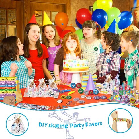 268 قطعة من مستلزمات حفلات التزلج على الجليد مستلزمات حفلات أعياد الميلاد لموسيقى الهيب هوب ديسكو 80s 90s ديكورات الحفلات in Kuwait