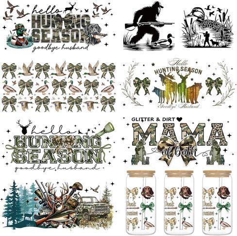 25 Pcs Valentines Day UV DTF Cup Wraps, Boho Retro Uvdtf Cup Wraps for 16 oz Water Bottle, Pink Watercolor Decal Stickers for Women Her Girlfriend Wife DIY Crafts Gift in Kuwait