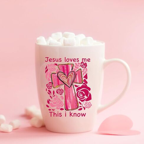 25 Pcs Valentines Day UV DTF Cup Wraps, Boho Retro Uvdtf Cup Wraps for 16 oz Water Bottle, Pink Watercolor Decal Stickers for Women Her Girlfriend Wife DIY Crafts Gift in Saudi Arabia