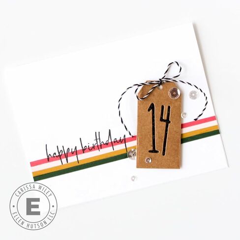 Ellen Hutson, Essentials by Ellen, Color Me Paper Strips: Small Die Set, Cut Perfect Stripes (7" x 1/4" and 7" x 1/8"), Card Making, Scrapbooking, Die Cutting, DIY, Papercrafts in Saudi Arabia