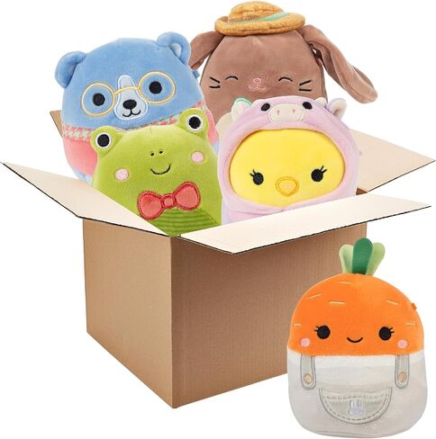 Squishmallows 5" Easter Mystery Box Plush 5 Pack - Official Jazwares Plush -Bunnies, Chicks, Frogs & More - Collectible Soft & Squishy Mini Stuffed Animal Toy - Gift for Kids, Girls & Boys in Saudi Arabia