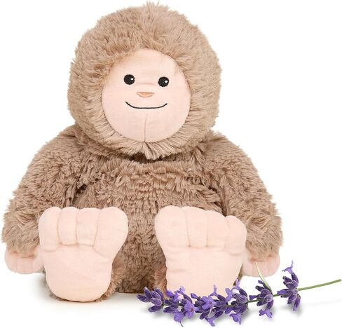 warmies Microwavable & Weighted Stuffed Animals, Bigfoot - Heated Stuffed Animal Plushie for Warmth & Comfort - Cute Soft Plush Toys for Adults & Children (Boys, Girls, Babies & Toddlers) in Saudi Arabia