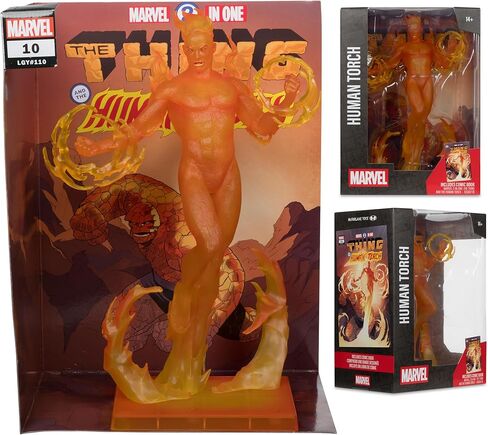 McFarlane Toys - Marvel Human Torch 1:6th Scale Collectible with Scene (Marvel 2-in-One #10) in Saudi Arabia