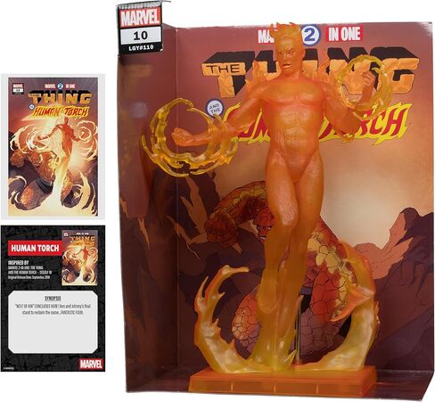 McFarlane Toys - Marvel Human Torch 1:6th Scale Collectible with Scene (Marvel 2-in-One #10) in Saudi Arabia