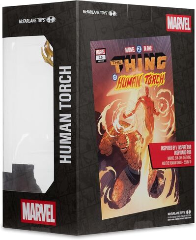 McFarlane Toys - Marvel Human Torch 1:6th Scale Collectible with Scene (Marvel 2-in-One #10) in Saudi Arabia