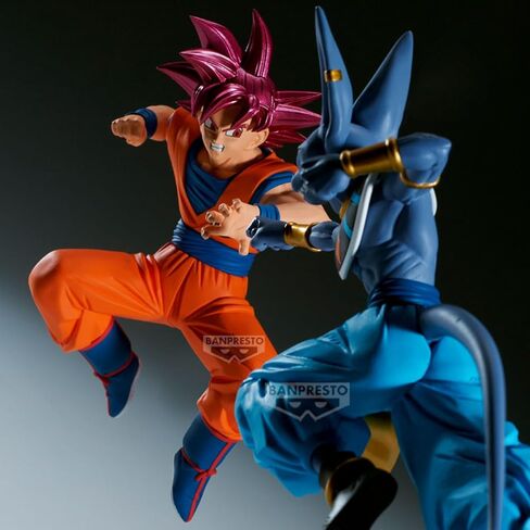 Banpresto - Dragon Ball Super - Super Saiyan God Son Goku (vs Beerus), Match Makers Figure in Saudi Arabia