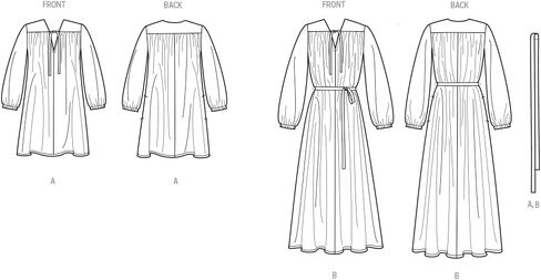 Simplicity SS3001Y5 Misses' V-Neck Dresses Sewing Pattern Packet, Design Code S3001, Sizes 18-20-22-24-26, Multicolor in Saudi Arabia