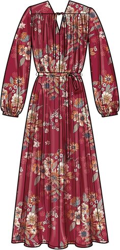 Simplicity SS3001Y5 Misses' V-Neck Dresses Sewing Pattern Packet, Design Code S3001, Sizes 18-20-22-24-26, Multicolor in Saudi Arabia