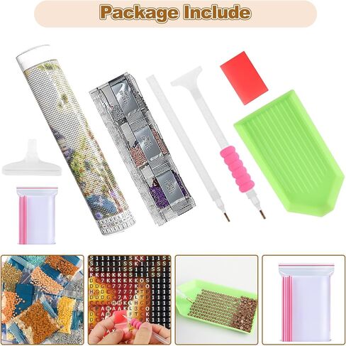 CEOVR Tiger Diamond Art Kits for Adults, Winter Animal Diamond Painting Dots 5D DIY Full Drill Gem Art, Wall Decor for Home Office 12x16in in Saudi Arabia
