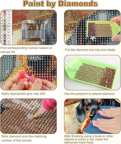 CEOVR Tiger Diamond Art Kits for Adults, Winter Animal Diamond Painting Dots 5D DIY Full Drill Gem Art, Wall Decor for Home Office 12x16in in Saudi Arabia