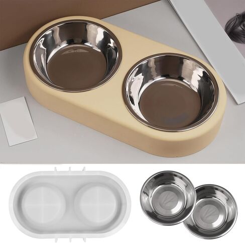 Reusable Silicone Pet Dish Mold for Cement Resin Flexible Cats Dog Bowl Making Accessories in Kuwait