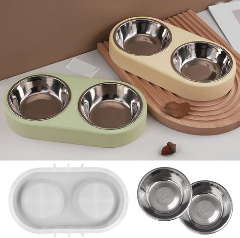 Reusable Silicone Pet Dish Mold for Cement Resin Flexible Cats Dog Bowl Making Accessories in Kuwait