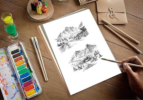 2 PCS Mountain Forest Background Clear Stamps for Card Making and Photo Album Decorations, Natural Scenery Transparent Rubber Stamps Seal for DIY Scrapbooking in Saudi Arabia