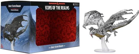 D&D Icons of The Realms: Adult Silver Dragon in Saudi Arabia