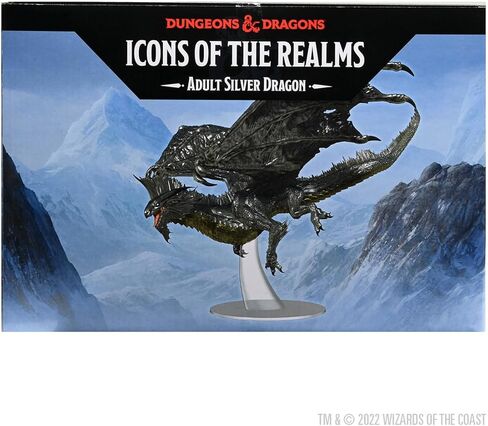 D&D Icons of The Realms: Adult Silver Dragon in Saudi Arabia