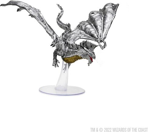 D&D Icons of The Realms: Adult Silver Dragon in Saudi Arabia