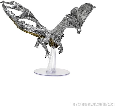 D&D Icons of The Realms: Adult Silver Dragon in Saudi Arabia