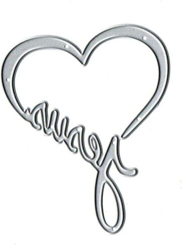 Heart-Shaped Love Cross Letter Metal Die Cuts,Flower Branch Leaf Cutting Dies Cut Stencils for DIY Scrapbooking Album Decorative Embossing Paper Dies Card Making in Saudi Arabia