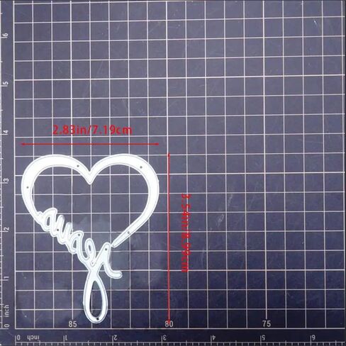 Heart-Shaped Love Cross Letter Metal Die Cuts,Flower Branch Leaf Cutting Dies Cut Stencils for DIY Scrapbooking Album Decorative Embossing Paper Dies Card Making in Saudi Arabia