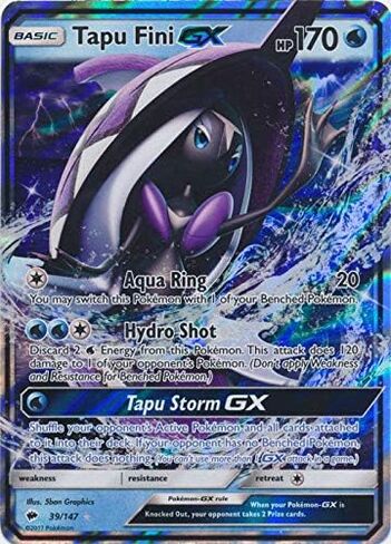 Tapu Fini GX - 39/147 - Ultra Rare in Saudi Arabia