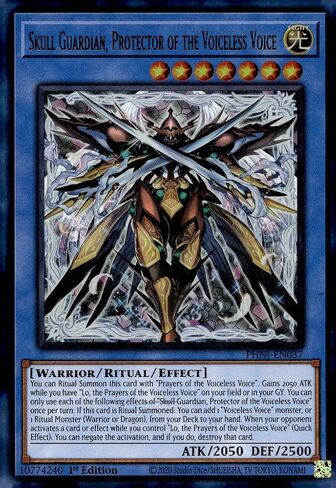 YU-GI-OH! Skull Guardian, Protector of The Voiceless Voice - PHNI-EN037 - Ultra Rare - 1st Edition in Saudi Arabia