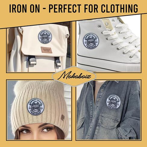 Nobody Cares Work Harder 3 Inches Iron On/Sew On Embroidered Applique Patch, Skull Embroidery Patches, DIY Accessories for Backpacks, Army Vests, Bags Hats Clothes Gifts for Mechanic Engineer in Kuwait