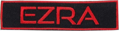 Custom Embroidered Name Tag Patch – Rectangular Customizable Text, Name Applique for Uniforms, Vests, Backpacks, Bags, and Jackets – Personalized Iron-On or Sew-On Patches - Military, Cosplay, S5 in Saudi Arabia